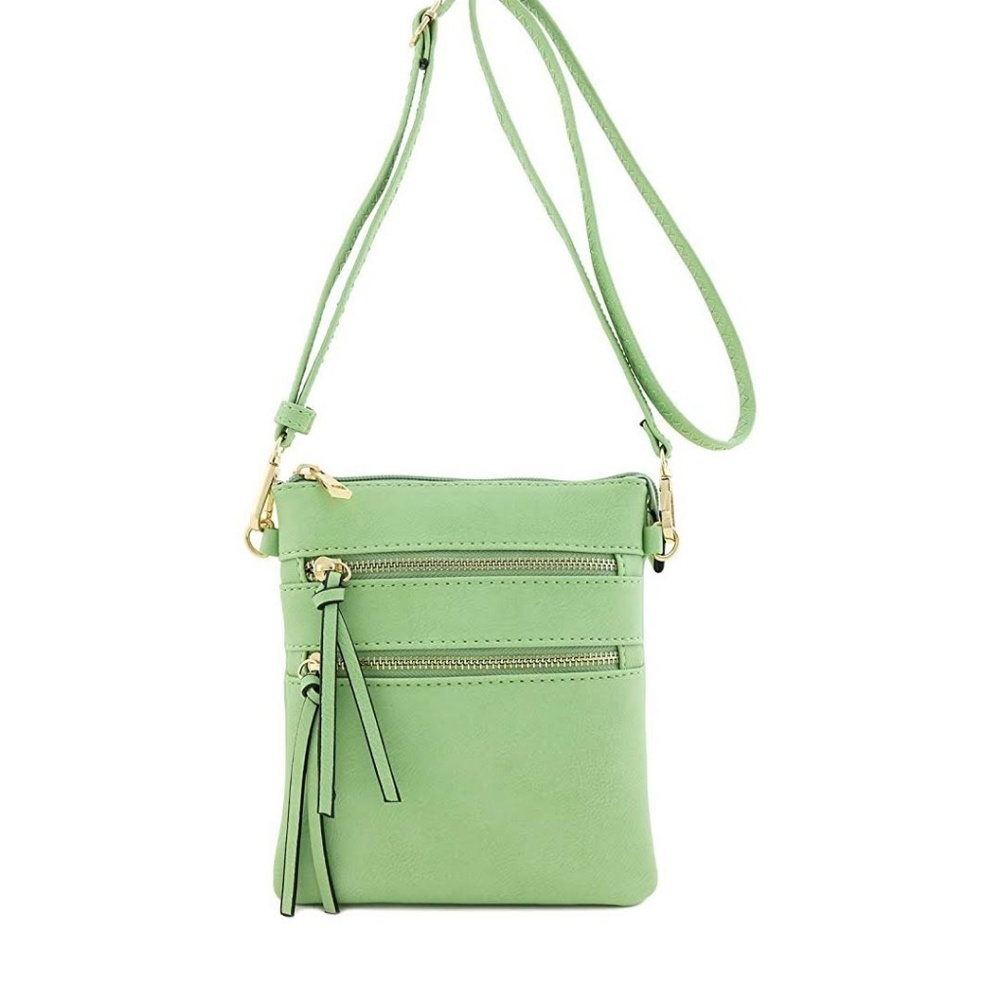 GIADA Mint Green Crossbody Bag - Picture 2 of 6